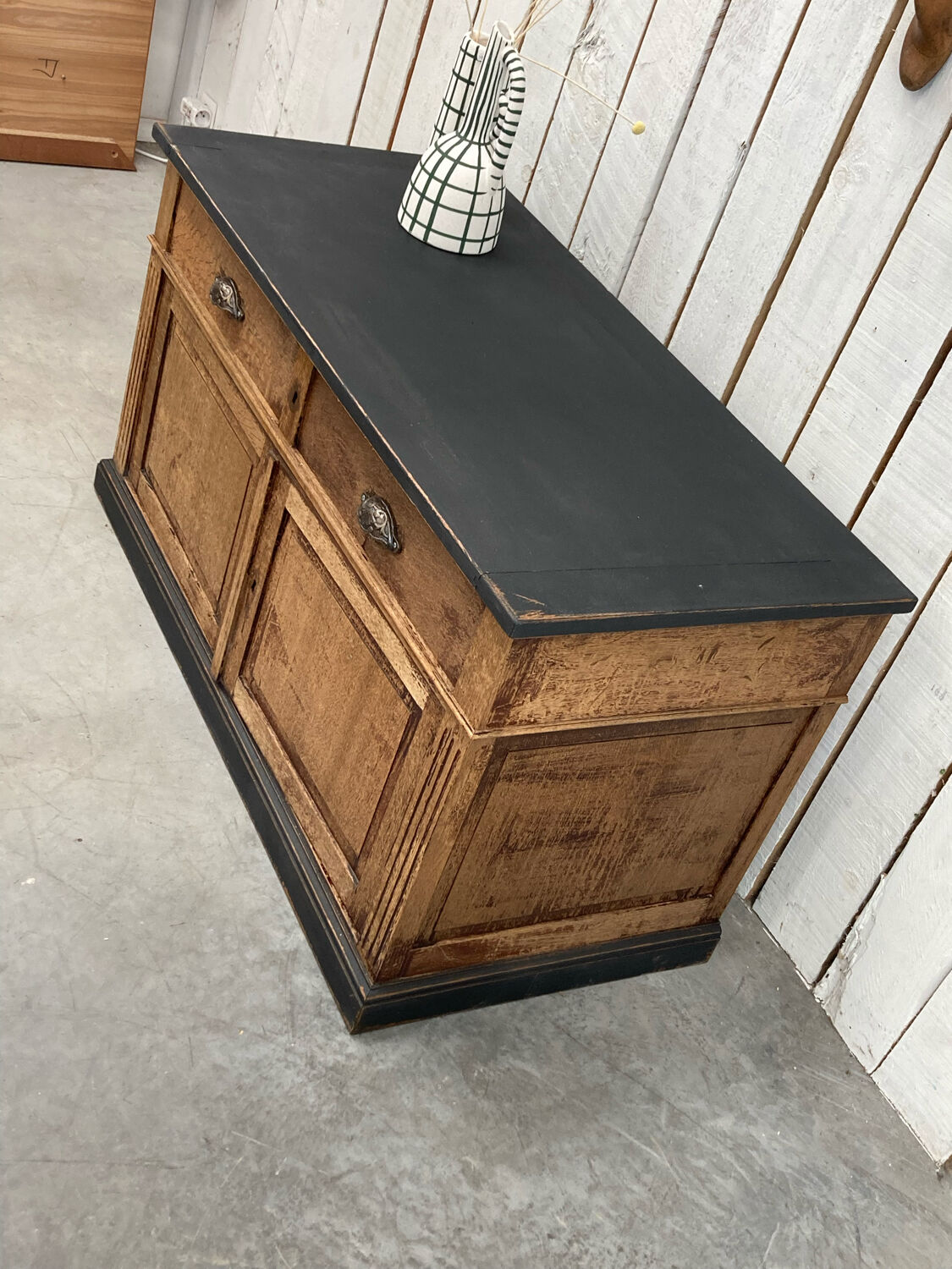 Old low sideboard  tv cabinet