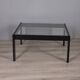 Vintage glass coffee table !sanmarco model by gae aulenti for zanotta, 1970