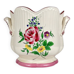 Grand cache pot KG Lunéville, - motif