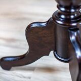 19th Century European Eclectic Walnut Living Room Table in Black, 1890s