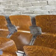 6 vintage Scandinavian chairs from the 1970s.