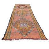 Vintage kurdish herki runner  290 x 95 cm
