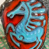 Vintage italian pugi vase 50s