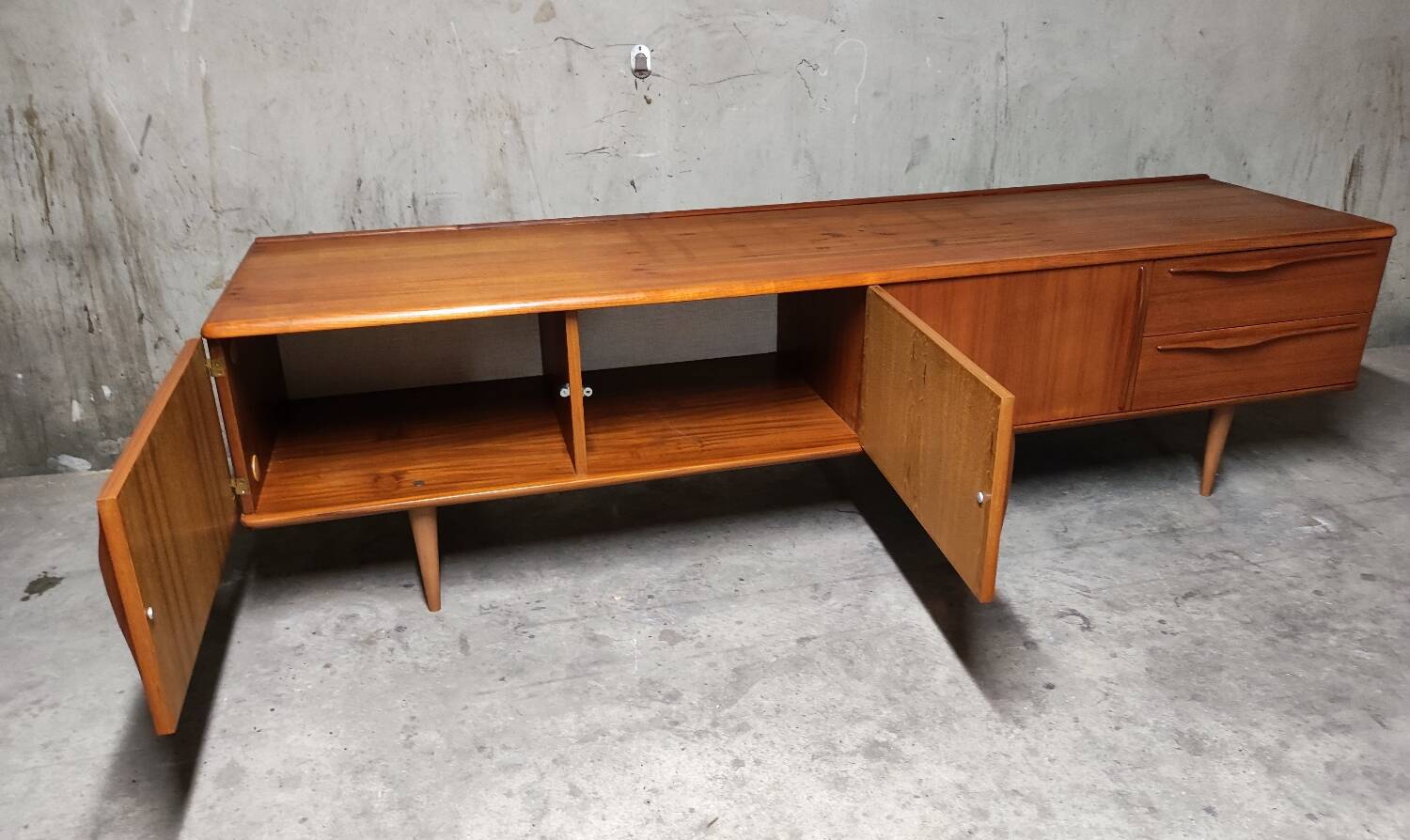 Vintage Scandinavian teak sideboard