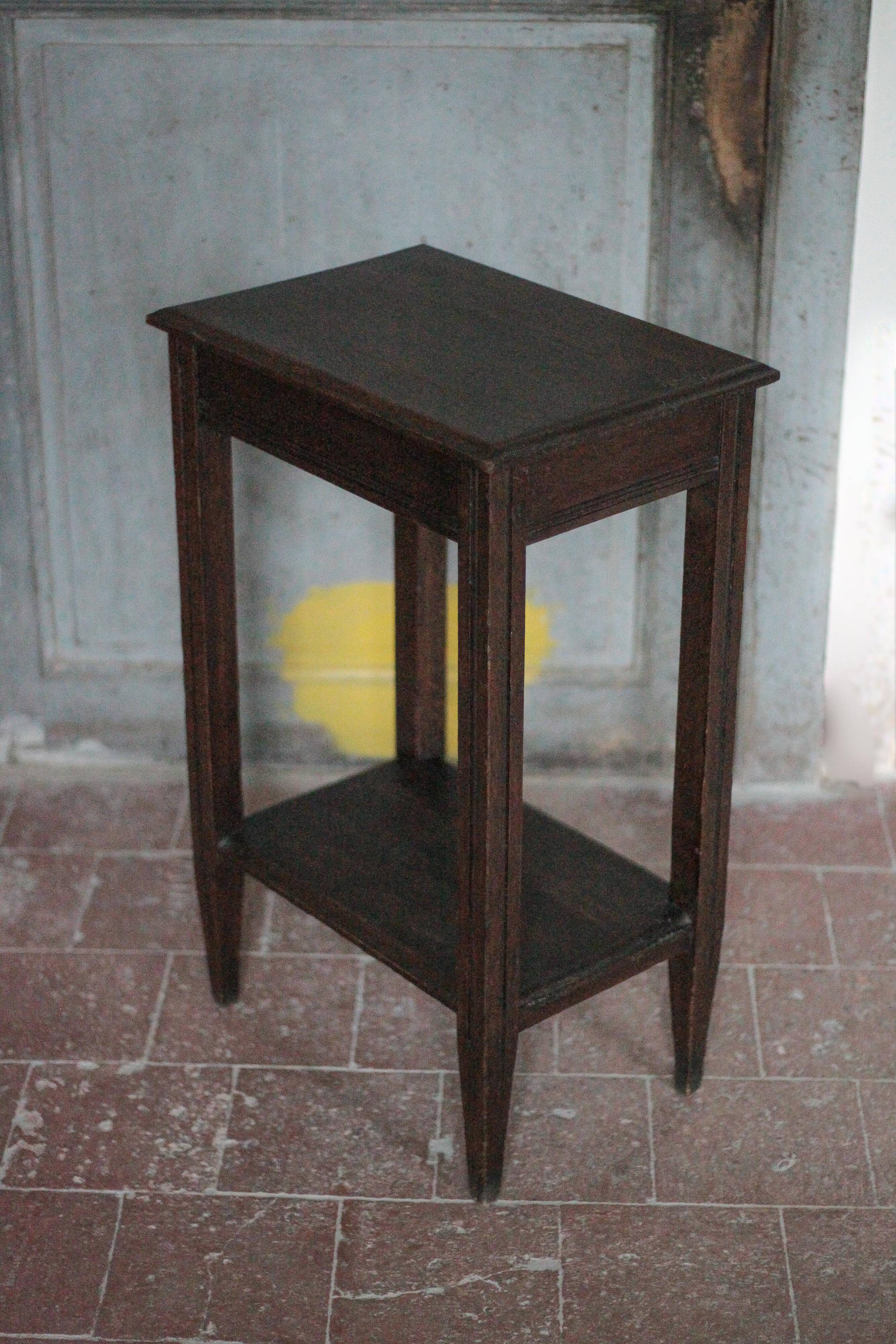 Table vintage, table bois, console art déco, table d'appoint