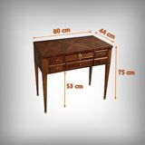 Coiffeuse en Marqueterie de Bois de Rose, style Louis XVI – 1ère partie XXe