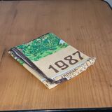Torchon calendrier 1987 - vintage
