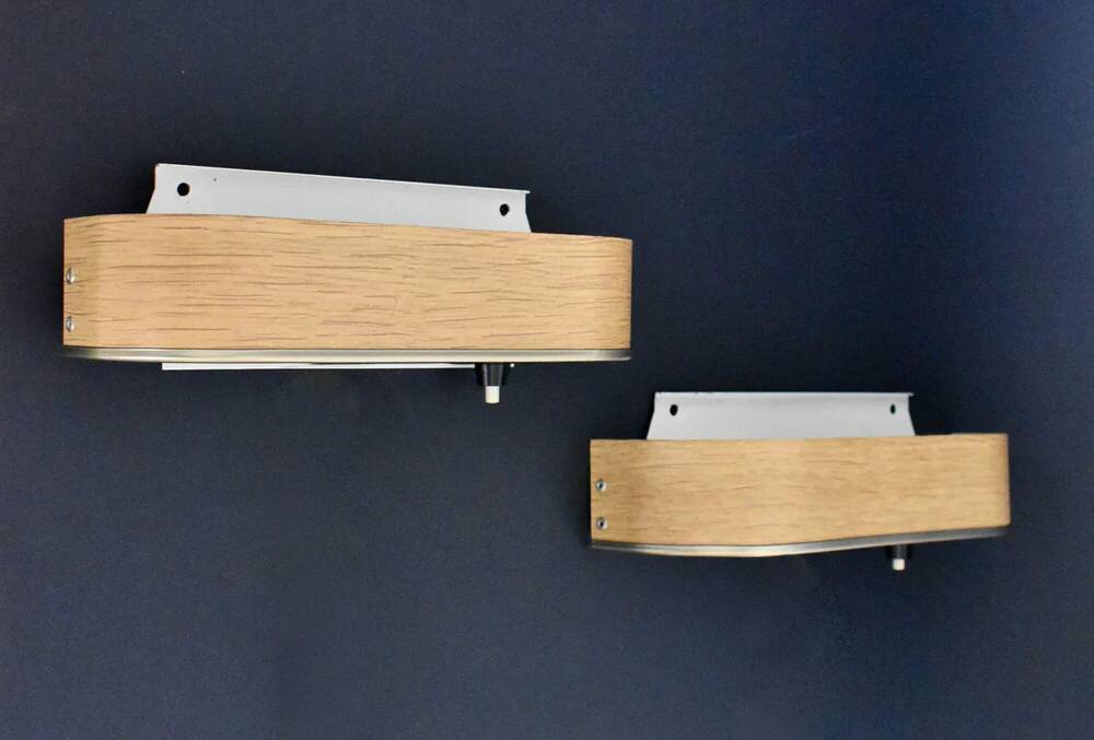 Scandinavian Vintage Wall Lights Imitation Wood