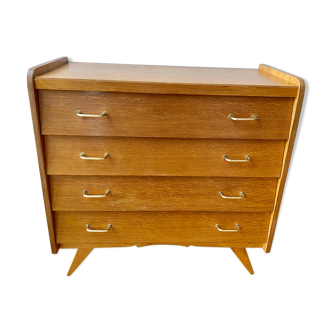 Commode vintage pieds compas