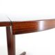 1960s Danish Round Wooden Extendable Table
