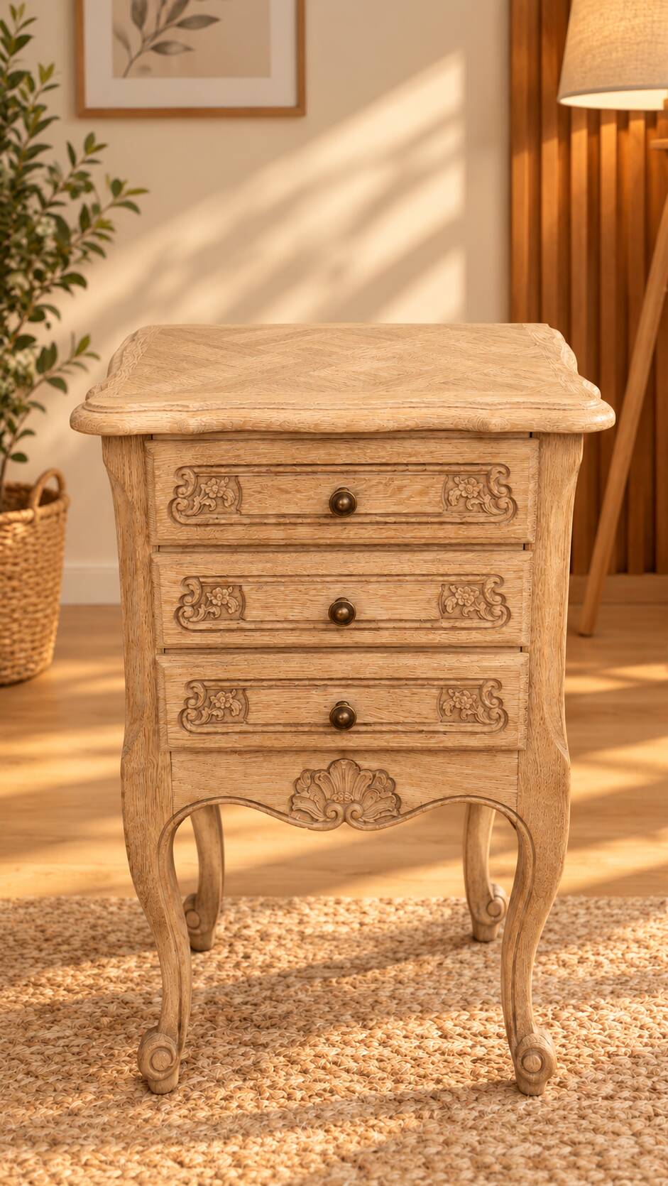 Louis XV style bedside table