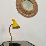 Old lamp cocotte design year 50 yellow