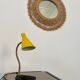 Old lamp cocotte design year 50 yellow