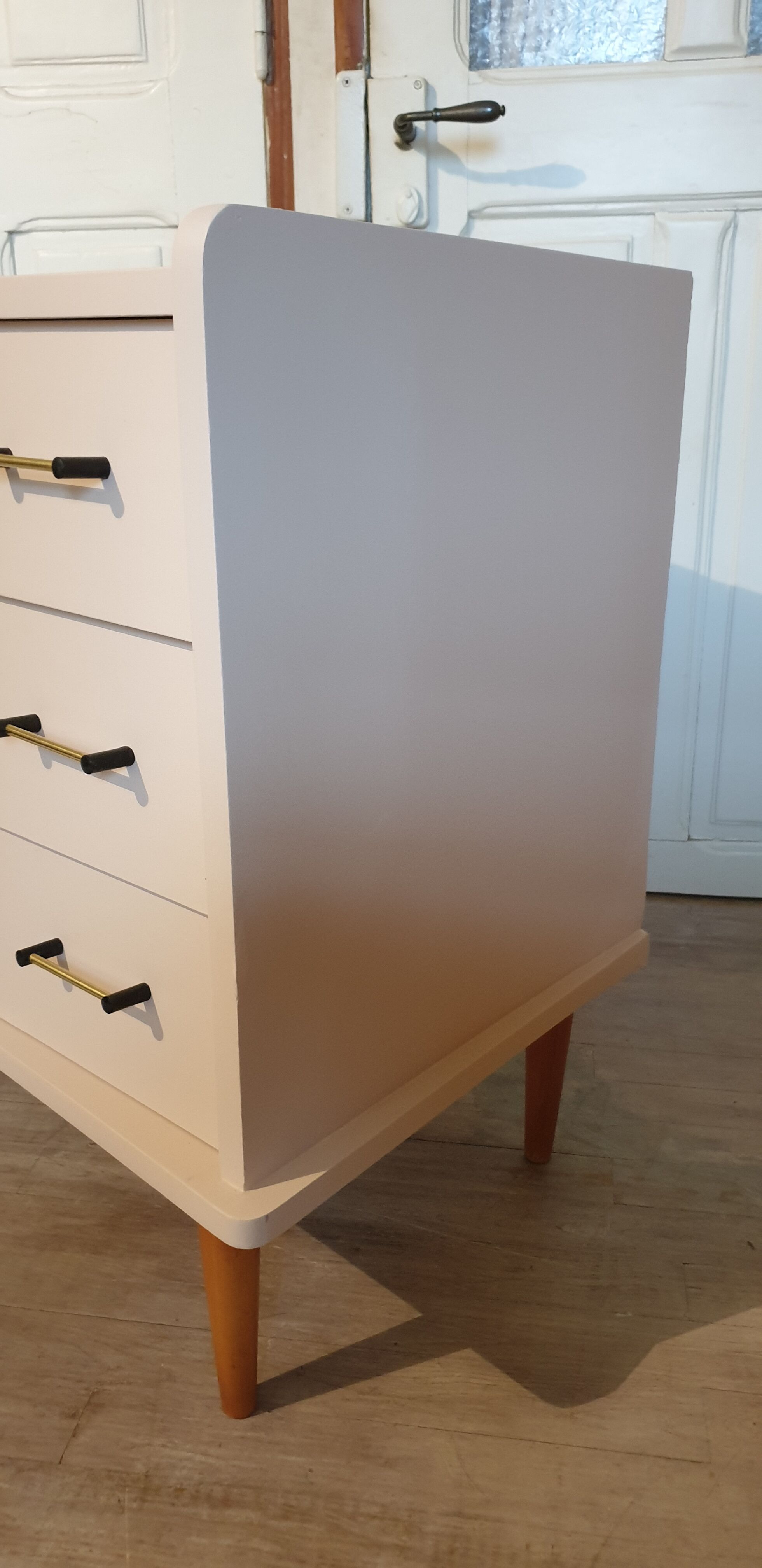 Pink vintage chest of drawers