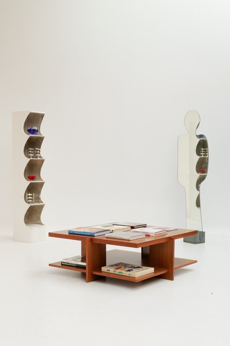 Table basse par Frank Lloyd Wright pour Cassina, années 1990