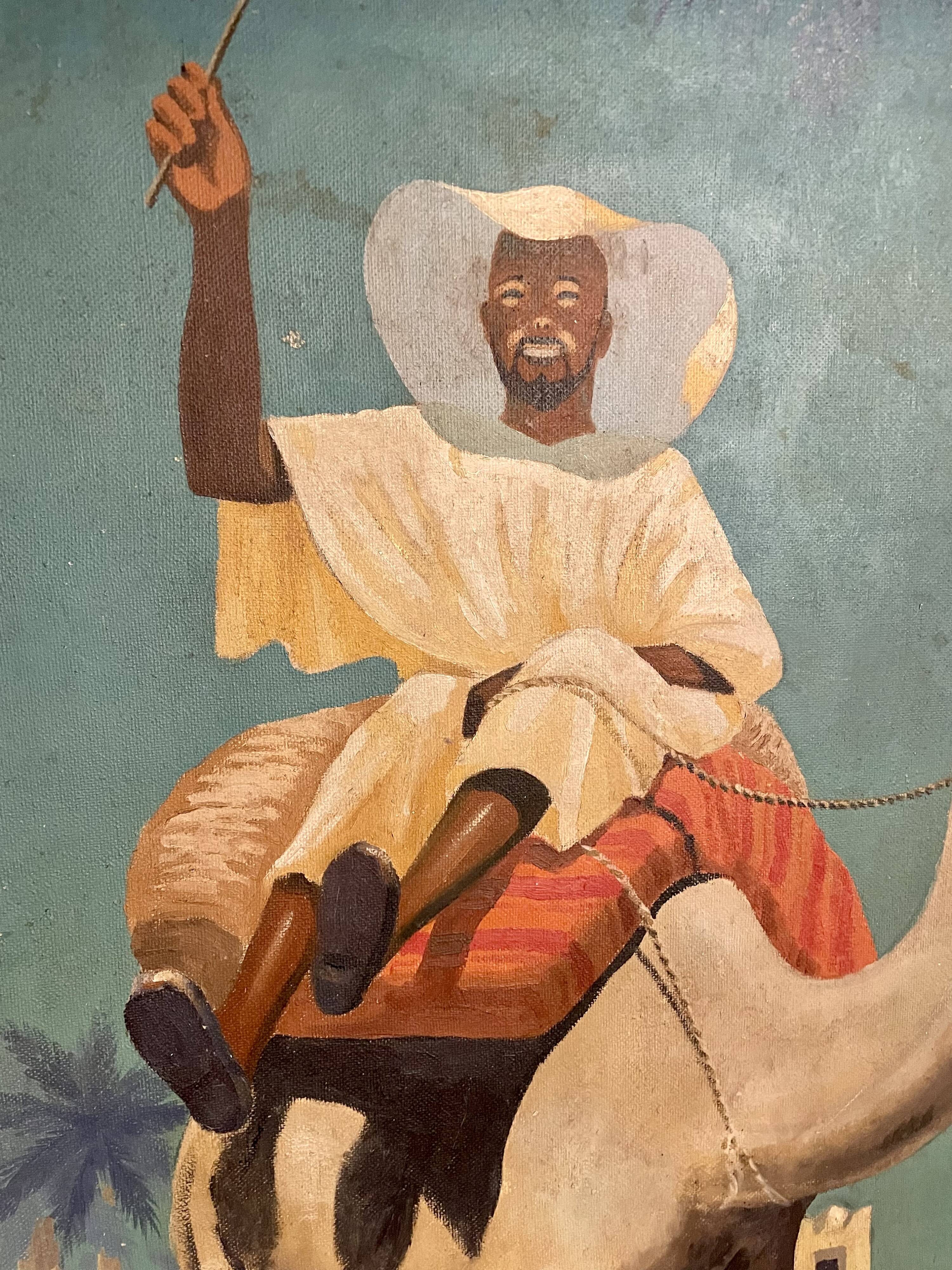 Oil on cardboard Orientalist School