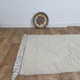 Handmade wool Berber rug 157 X 97 CM