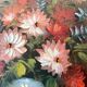 Huile sur toile bouquet de fleurs
