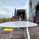 Garden furniture in old iron 6 places