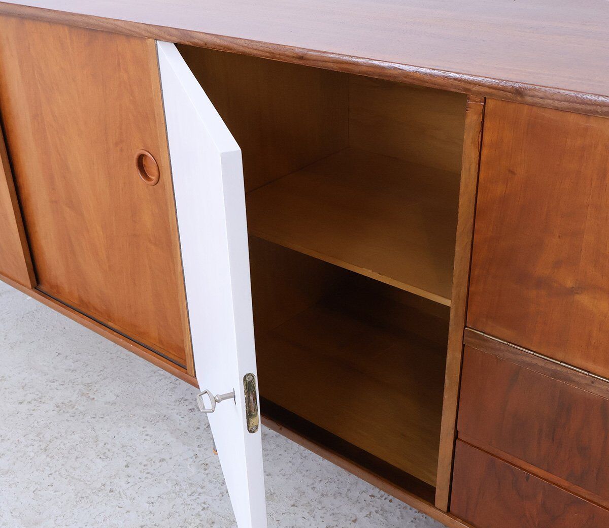 Vintage walnut sideboard by William Watting for Fristho, 1960s