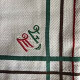 Grande nappe et serviettes vintage