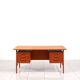 Teak writing desk „No. 75“ by Gunni Omann for Omann Jun Møbelfabrik