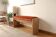 solid oak bench with customizable cushion