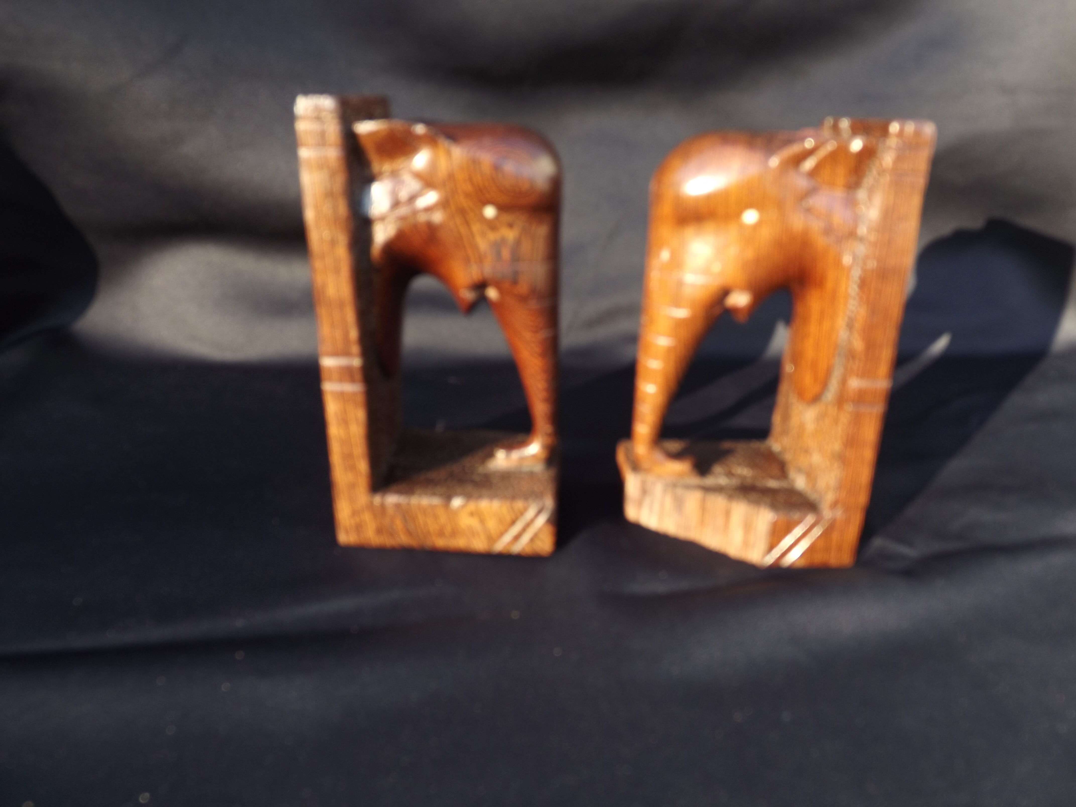 Bookend in rosewood "Art Deco".