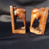 Bookend in rosewood "Art Deco".