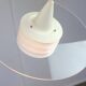 Scandinavian Duett Plexiglas and Metal Pendant Lamp from Landskrona Sweden