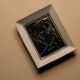 Vide-poche en céramique noire et blanche