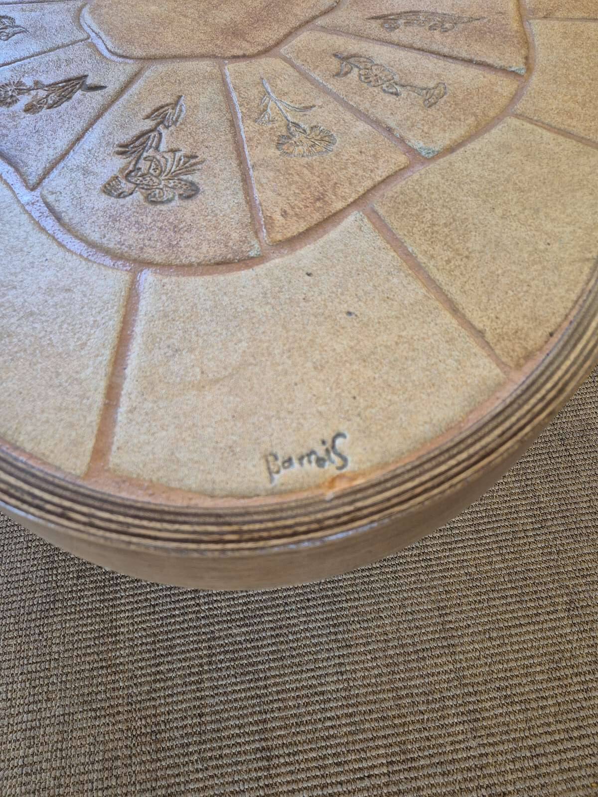 Table basse vintage Barrois Vallauris