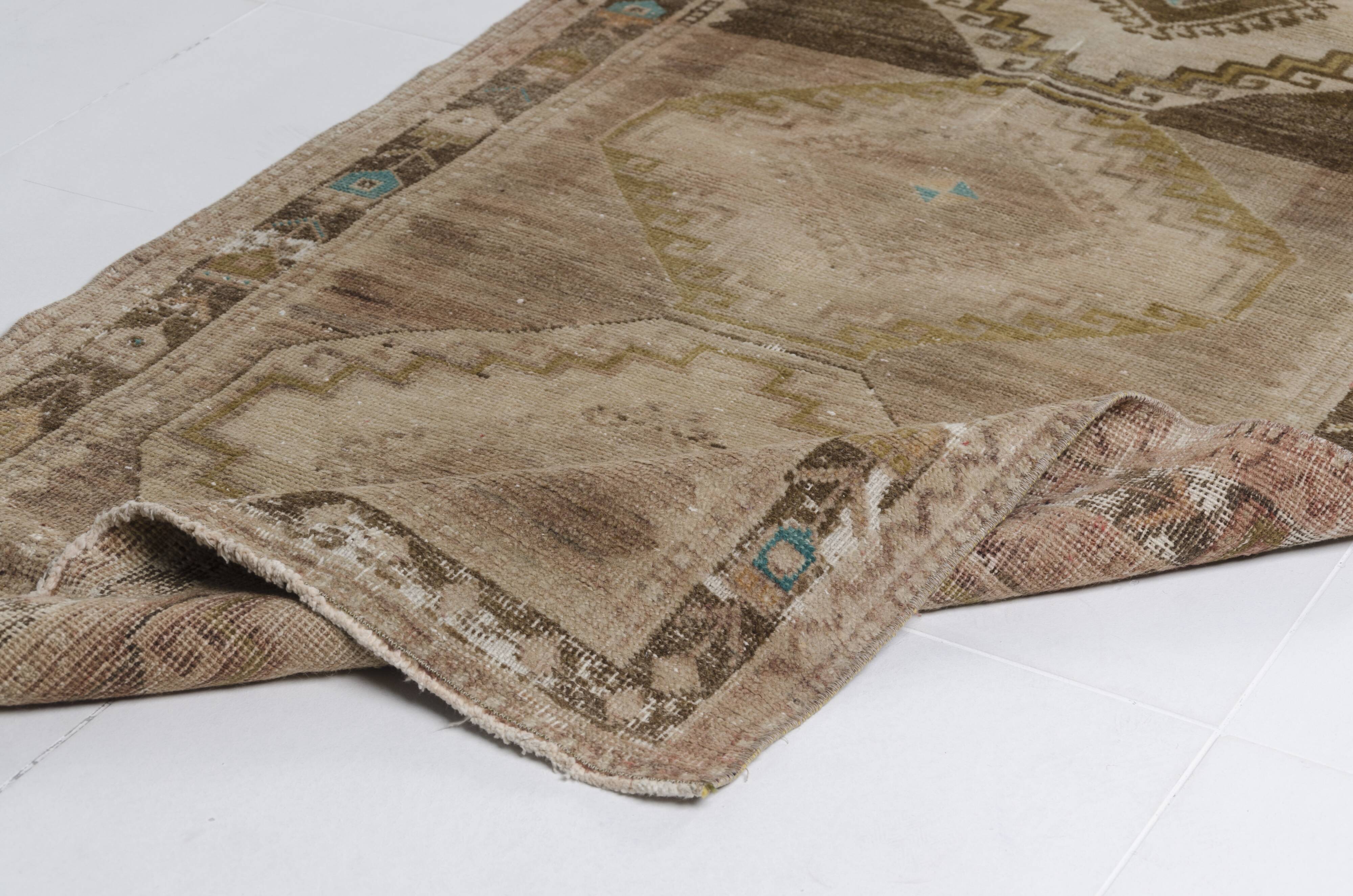 Oushak Brown Handmade Carpet