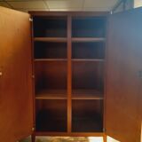 Vintage compass feet school cupboard