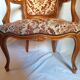 Fauteuil cabriolet ancien bergère chaise