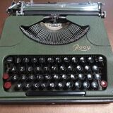 M.j. rooy portable typewriter - made in france 50s