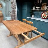 Art Deco extendable oak table (renovated)