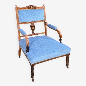 Small Rosewood Armchair, Restoration Period – Early 19th Century