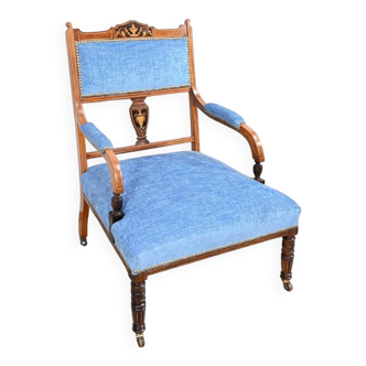 Small Rosewood Armchair, Restoration Period – Early 19th Century