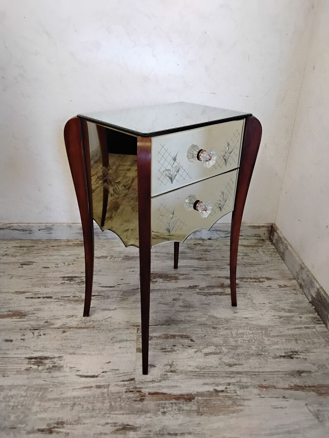 Art Deco Venetian style bedside table