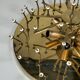 1960s/70s Ceiling Lamp Ernst Palme made of brass and glass, Germany