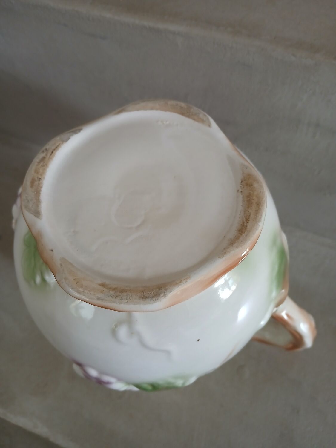 Antique jug in slipware