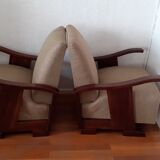 Pair of Art Deco armchairs, Morel Lab