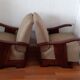 Paire de fauteuils art déco Morel Lab