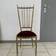 Vintage Chiavari Velvet Chair Circa 1960 Italy