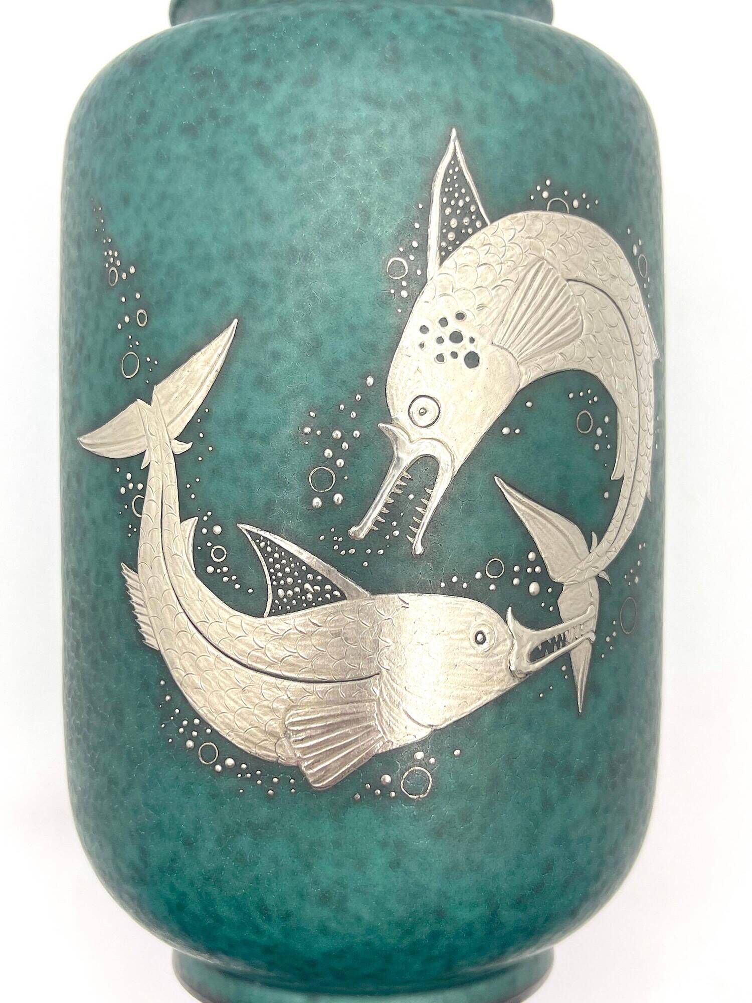 Vase wilhelm kate 'argenta' gustavsberg 1950