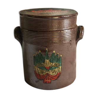 Sandstone mustard pot