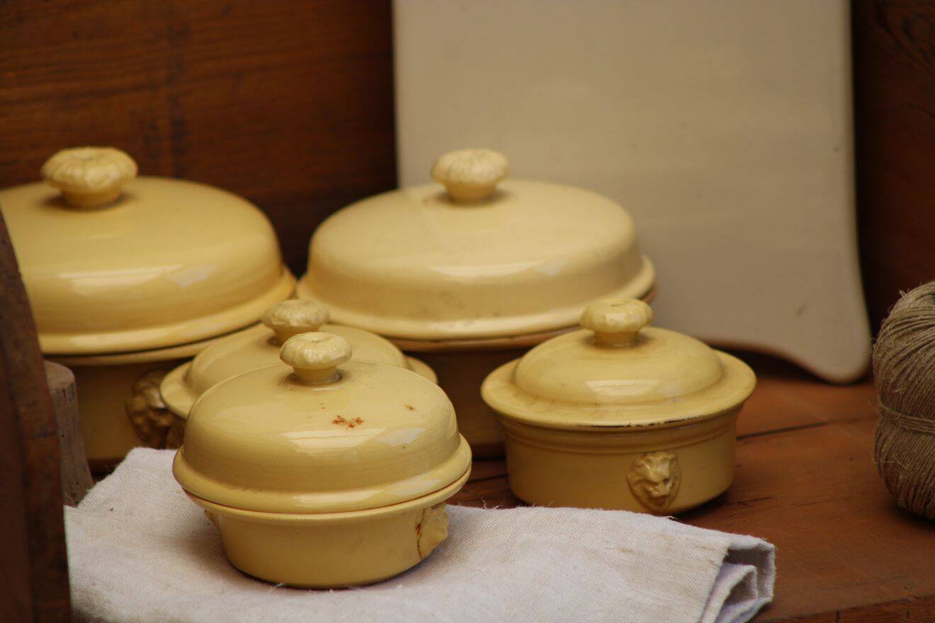 Lot de 5 terrines en céramique