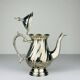 Vintage silver-plated coffee pot by Royal Sheffield, England, 1950s.