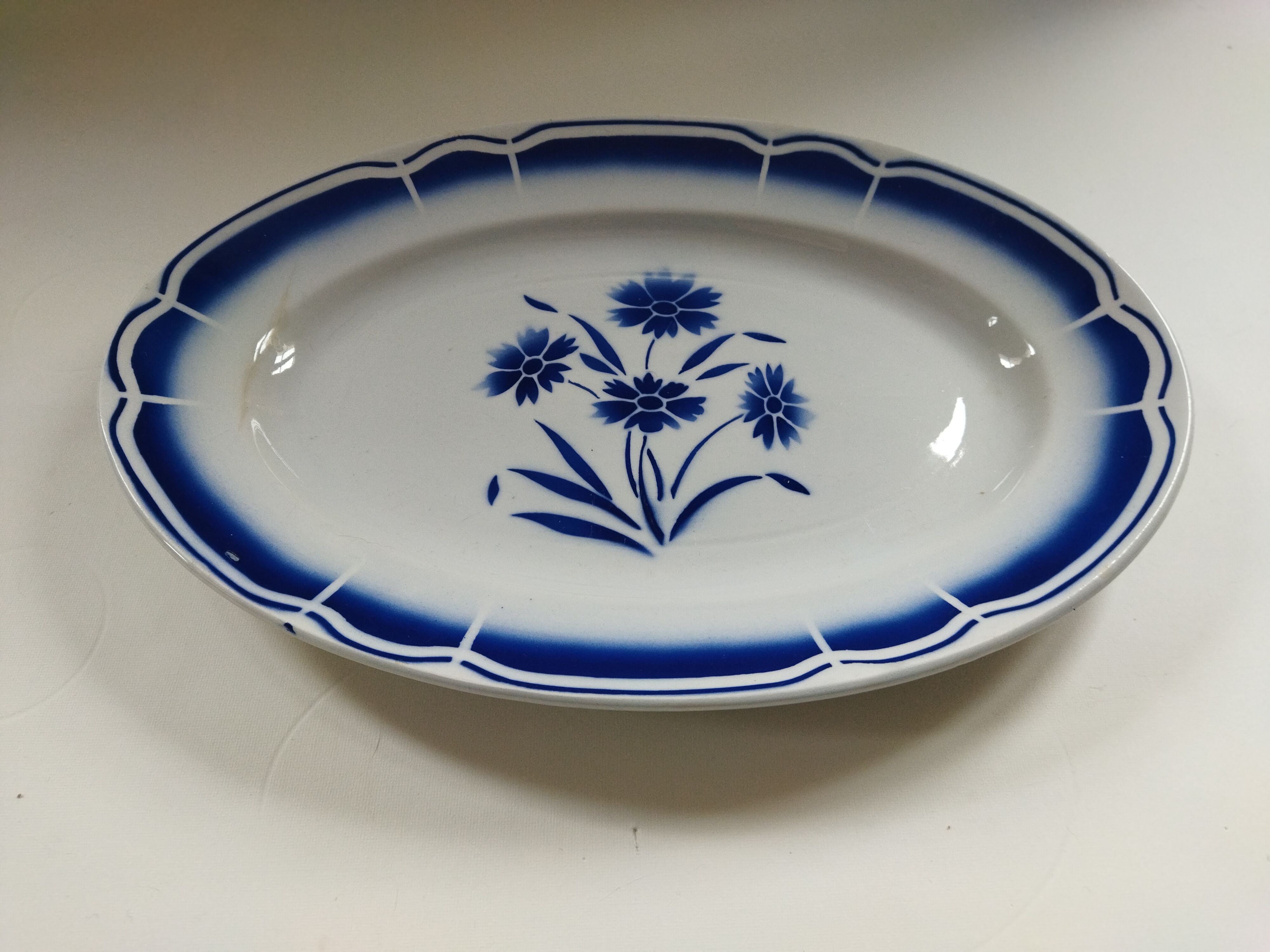 Plat en faïence Fénal Badonviller